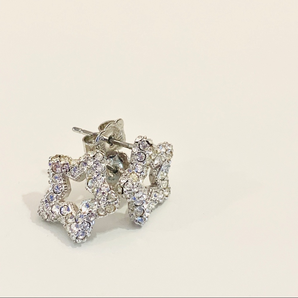 Sparkly Star Post Earrings